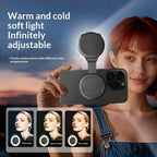 D13 For Phone Portable LED Fill Light 3 Color Modes Photography Magnetic Ring Light