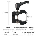 Z039 Photography Clamp 1/4 and 3/8 Thread Crab Pliers Clip For DSLR Cameras