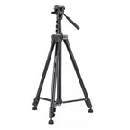 YUNTENG VCT-4000 For DSLR Phone Video 400cm Extended Professional Camera Tripod, VCT-4000