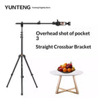 YUNTENG VCT-5288 Overhead 360 Degree Adjustable Crossbar Tripod 205cm Extended Tripod, VCT-5288