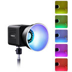 VLOGLITE P40RGB Photography 40W COB RGB Video Light 20 Effects Modes Studio Video Lamp, P40RGB