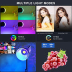VLOGLITE P40RGB Photography 40W COB RGB Video Light 20 Effects Modes Studio Video Lamp, P40RGB