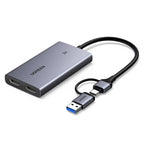 UGREEN CM726-25773 With 4K HD Loop Out USB A / USB C 2 in 1 2K / 30Hz Video Capture Card