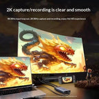 UGREEN CM726-25773 With 4K HD Loop Out USB A / USB C 2 in 1 2K / 30Hz Video Capture Card