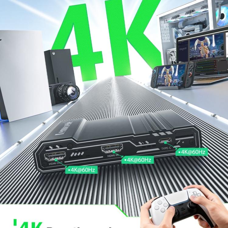 Lemorele AC09 Video Capture Card 4K HD Recorder, AC09