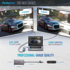 Lemorele AC02L 4K HDMI Capture Card 1080P 60FPS Ultra-Low Latency for Live Streaming, AC02L
