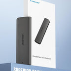 Lemorele SD1L M.2 NVMe SSD Enclosure Type-C 10Gbps Portable External Case, SD1L