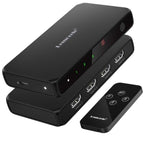 Lemorele G99 3 In 1 Out HDMI Switch 4K 60Hz HDR HDCP2.2 IR Remote Control HDMI Switcher