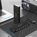 Lemorele G96 5 In 1 Out HDMI Switcher, 4K HD Video Switch with IR Remote For Gaming Consoles & Home Theater