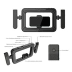K03 Bluetooth Phone Remote Control Holder Handheld Ring Light 3 Color Temperature LED Fill Light