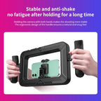 K03 Bluetooth Phone Remote Control Holder Handheld Ring Light 3 Color Temperature LED Fill Light