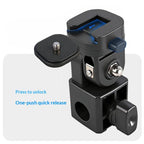 Y079 Camera Phone Fill Light 180 Degree Rotating Light Stand 1 / 4 Screw Cold Shoe Bracket
