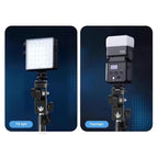 Y079 Camera Phone Fill Light 180 Degree Rotating Light Stand 1 / 4 Screw Cold Shoe Bracket