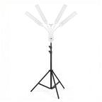 HD-150XJ 3200K-5600K Adjustable Remote Control 65W LED Photography Light 4-Arm Fill Light, US Plug, EU Plug, UK Plug, AU Plug
