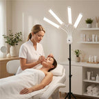 HD-150XJ 3200K-5600K Adjustable Remote Control 65W LED Photography Light 4-Arm Fill Light, US Plug, EU Plug, UK Plug, AU Plug