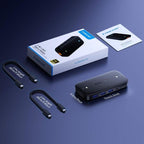 Lemorele H200 Type-C Kvm Switch 4K60Hz Hdmi Display 100W PD Fast Charging Hub