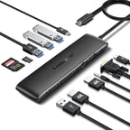 Lemorele TC97 Type-C Docking Station Gigabit Ethernet 4K HDMI PD Charging Hub