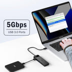 Lemorele TC94 10-in-1 Hub Dual HDMI VGA PD100W Multiport Docking Station