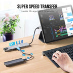 Lemorele TC19L Plus 8 in 1 Docking Station 4K Display Ethernet 100W PD Adapter