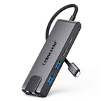 Lemorele TC24L 5 in 1 Docking Station 4K Ultra Display Fast Transfer 100W PD Adapter
