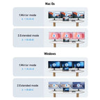 Lemorele TC100 13 in 1 Type-C Docking Station HDMI-compatible Gigabit PD Charging Adapter