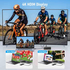 Lemorele TC93 10 in 1 Type-C Docking Station HDMI-compatible Gigabit PD Charging Adapter