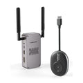 Lemorele Q5R18 USB One-Click Wireless HDMI-compatible Transmitter for Presentations, Plug: EU Plug, Q5R18