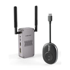 Lemorele Q5R18 USB One-Click Wireless HDMI-compatible Transmitter for Presentations, Plug: EU Plug, Q5R18