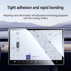 Easy Install Box Dust-Free Anti-Fingerprint Car Navigator HD Tempered Glass Film, For Tesla Model Y Refresh 2025, For Tesla Model 3 Refresh, For Tesla Model 3 / Y