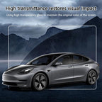 Easy Install Box Dust-Free Anti-Fingerprint Car Navigator Matte Tempered Glass Film, For Tesla Model Y Refresh 2025, For Tesla Model 3 Refresh, For Tesla Model 3 / Y