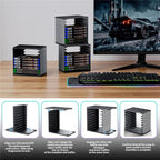 For Nintendo Switch / PS5 / PS4 / XBOX 2pcs Game Disc Storage Tower DIY Modular