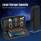 For Nintendo Switch 2 Storage Bag Dual Color Zipper EVA Hard Shell Shockproof Carrying Case
