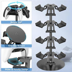 For MicroSoft XBOX / Sony PS5 / Nintendo Switch 360 Degree Rotating 4-Tier Game Controller Stand