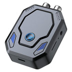 W25 AUX + RCA Dual Port & TF Card Slot Bluetooth 5.4 Audio Transceiver Car Audio Adapter
