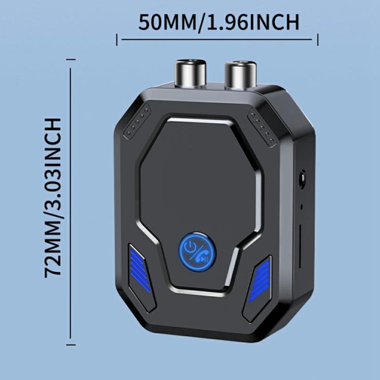 W25 AUX + RCA Dual Port & TF Card Slot Bluetooth 5.4 Audio Transceiver Car Audio Adapter