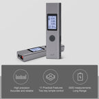 LS-P Laser Rangefinder Distance Meter 40m Handheld Mini Rechargeable LCD Digital Laser Distance Meter 131ft Laser Range Finder, 40m