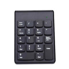 18 Keys 2.4GHz Mini USB Numeric Keypad, Wireless Black