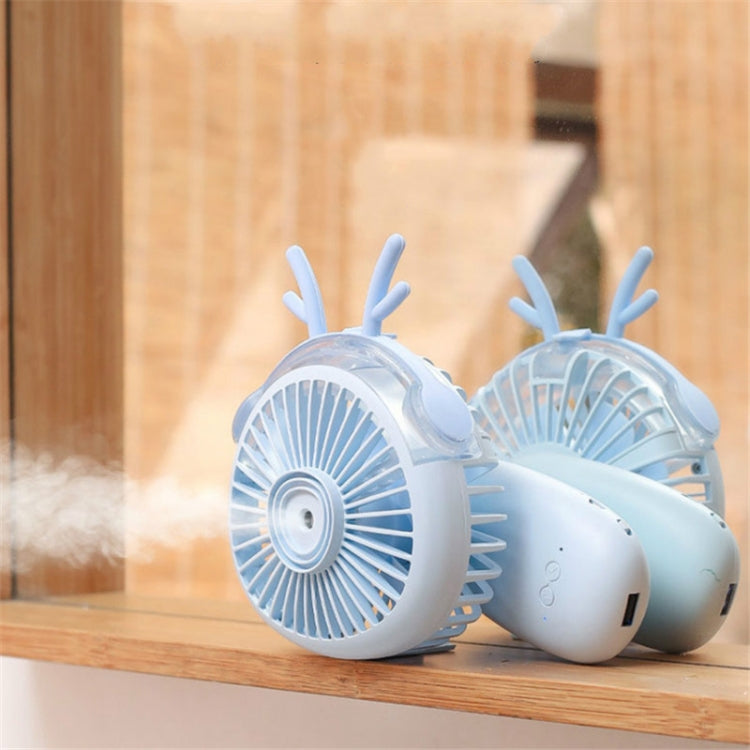 Desktop Folding Spray Mini Fan Cartoon Humidification Water Jet Fan