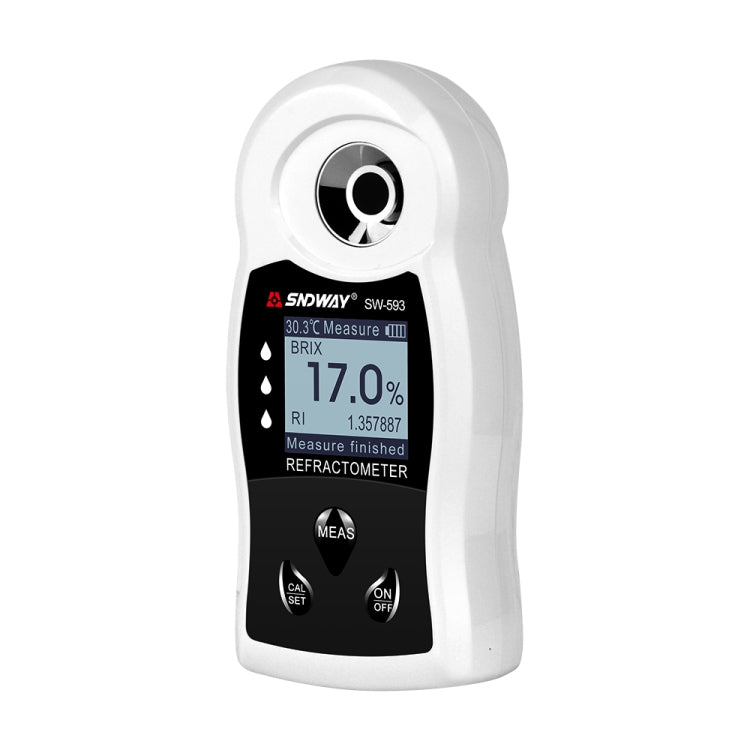 SNDWAY SW-593 Digital Refractometer Sugar Brix Meter Rechargeable Wine Beer Alcohol Drink Fruit Sugar Concentration Meter