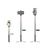 Handheld Wireless Bluetooth Concealed Telescopic Stand One Bluetooth Selfie Stick