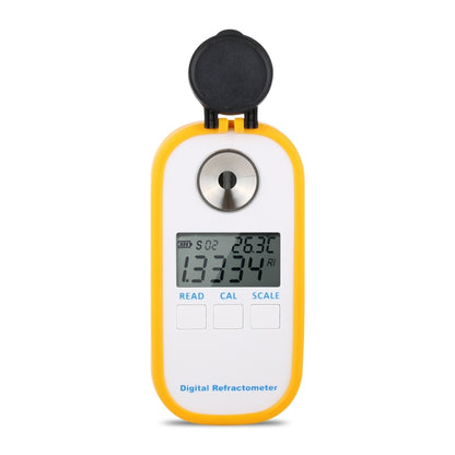 DR301 Digital Honey Refractometer Measuring Sugar Content Meter Range 090 Brix Refractometer Baume Honey Water Concentration Tool, DR301