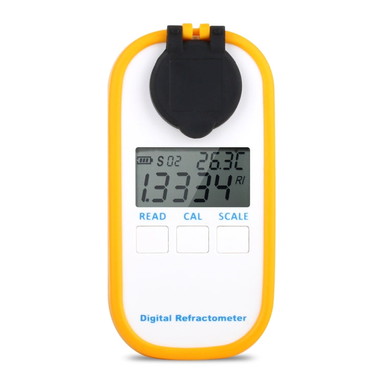DR301 Digital Honey Refractometer Measuring Sugar Content Meter Range 090 Brix Refractometer Baume Honey Water Concentration Tool, DR301