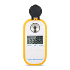 DR402 Digital Beer Refractometer Wort Hydrometer Brix 0-50% Concentration Meter Refractometer Electronic Wine Alcohol Tester, DR402
