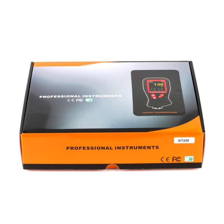 GT230 Thickness Gauges Paint Coating Thickness Gauge Car Film Digital Thickness Gauge Tester Rechargeable Thickness Gauge, GT230