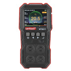 WINTACT WT8811 Compoud Gas Monitor LCD Display Rechargeable Multifunction 4 in1 Combustible O2 H2S CO Gas Sensor Sound-light Vibration Alarm