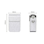 Richwell Brushed Camera Case PU Leather Case for Fujifilm Instax Mini Liplay Instant Camera, Black, White, Gold