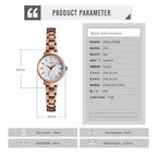 Skmei 1410 Lady Quartz Watch European and American Fashion Watch Business Leisure Steel Belt Lady Watch