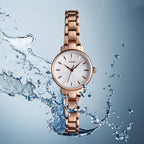 Skmei 1410 Lady Quartz Watch European and American Fashion Watch Business Leisure Steel Belt Lady Watch