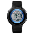 SKMEI 1497 Fashion Simple Backlight Single Display Electronic Watch Timing Alarm Watch