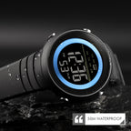 SKMEI 1497 Fashion Simple Backlight Single Display Electronic Watch Timing Alarm Watch